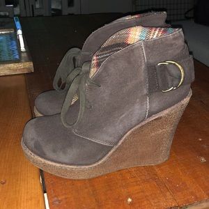 Rock and candy wedge boots
